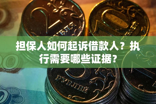 武汉担保人如何起诉借款人？执行需要哪些证据？