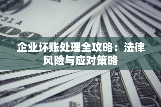 武汉企业坏账处理全攻略：法律风险与应对策略