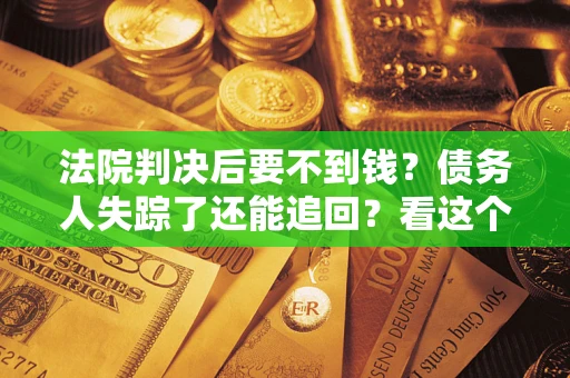 武汉法院判决后要不到钱？债务人失踪了还能追回？看这个方法！