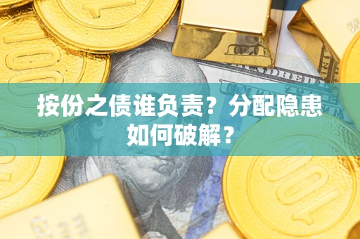 武汉按份之债谁负责？分配隐患如何破解？