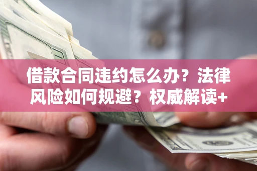 武汉借款合同违约怎么办？法律风险如何规避？权威解读+实用指南