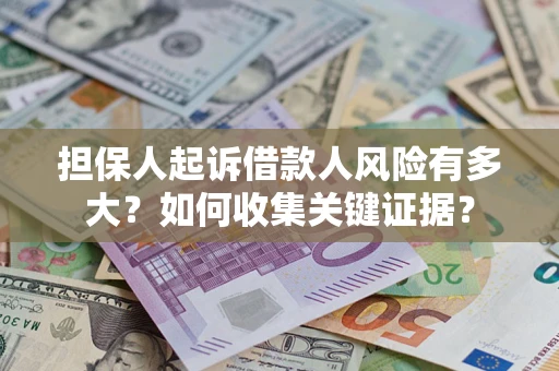 武汉担保人起诉借款人风险有多大？如何收集关键证据？