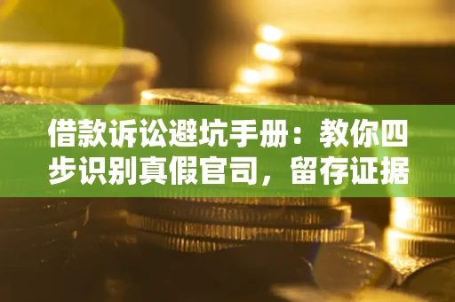 武汉借款诉讼避坑手册：教你四步识别真假官司，留存证据不踩雷