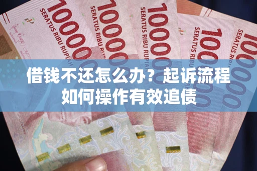 武汉借钱不还怎么办？起诉流程如何操作有效追债