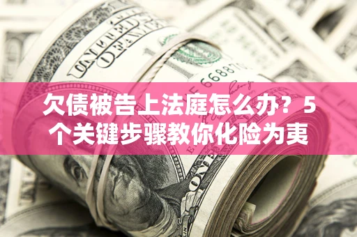 武汉欠债被告上法庭怎么办？5个关键步骤教你化险为夷